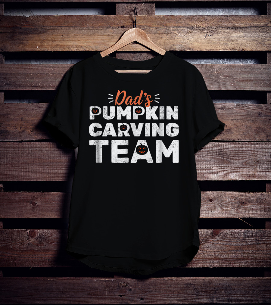 Dad's Pumpkin Carving Team T-Shirt