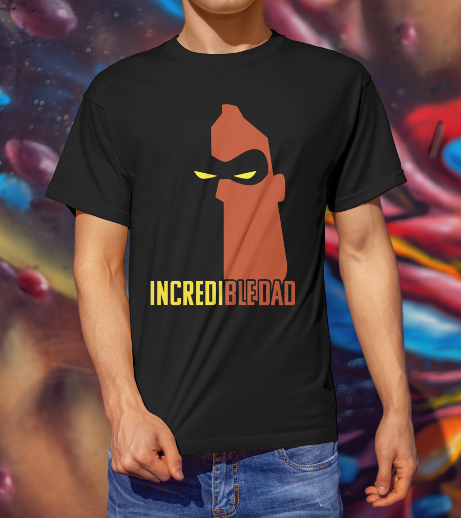 Disney Pixar Incredibles 2 IncrediBle Dad Hero Mask T-Shirt