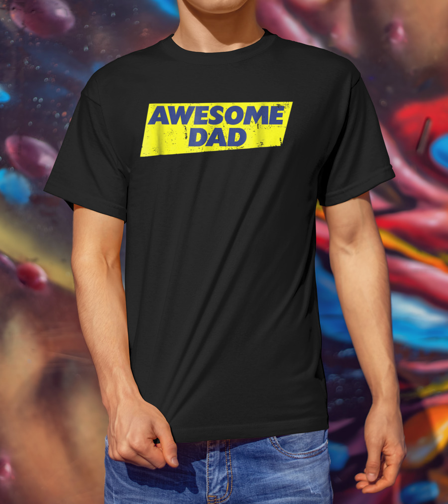 AWESOME DAD Vintage Style Design59 T-Shirt
