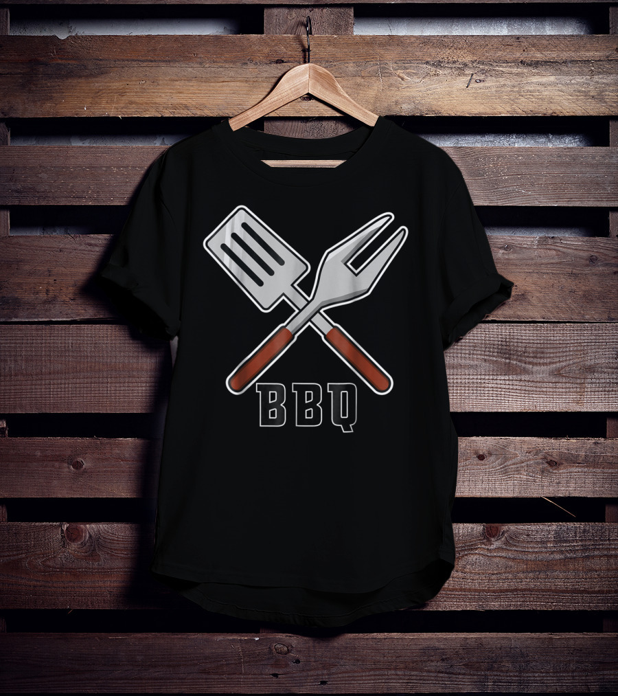 BBQ Pit Master Barbecue Tools Set Grilling Fork Spatula T-Shirt