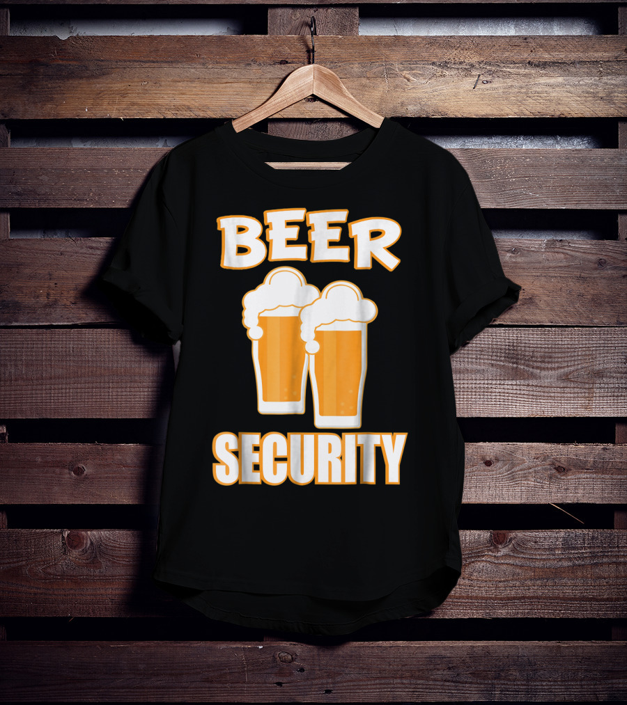 Beer Security Cool Dad T-Shirt