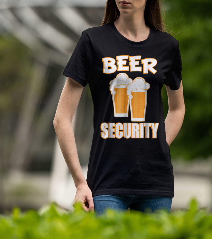 Beer Security Cool Dad T-Shirt