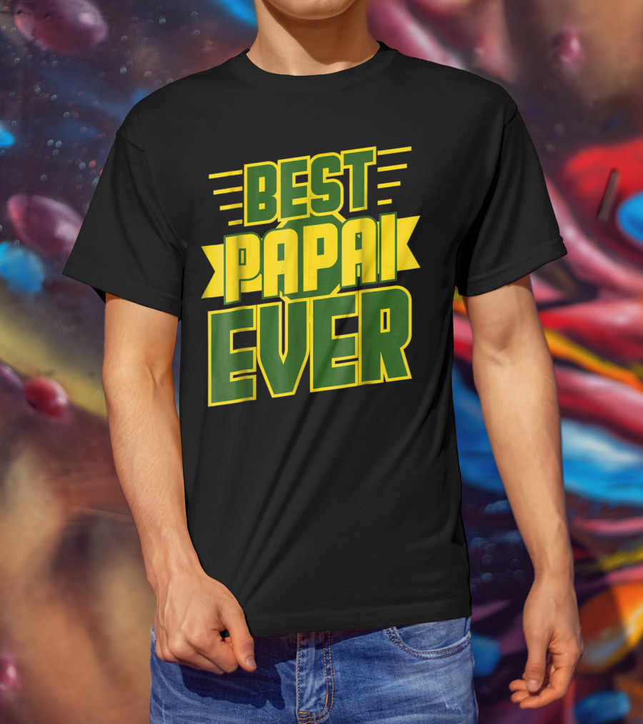 Best Papai Ever Awesome Brazilian Dad Brazil T-Shirt