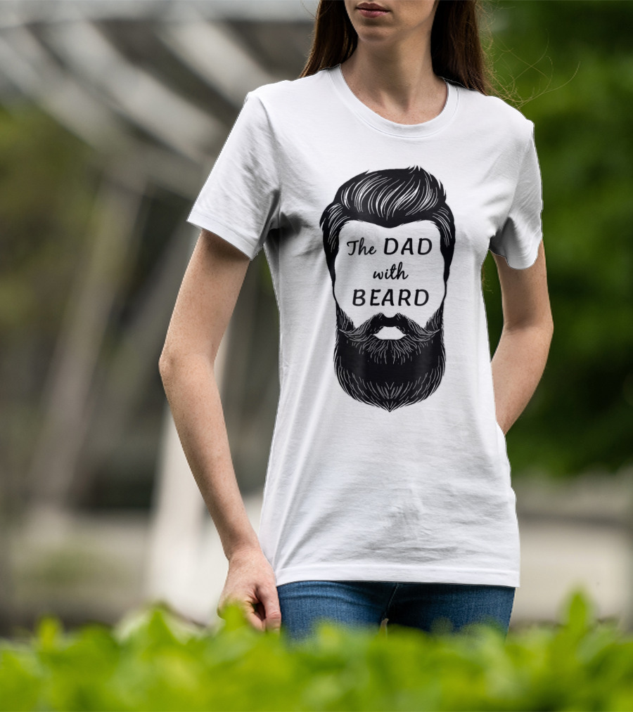 The Awesome Dad With Beard T-Shirt