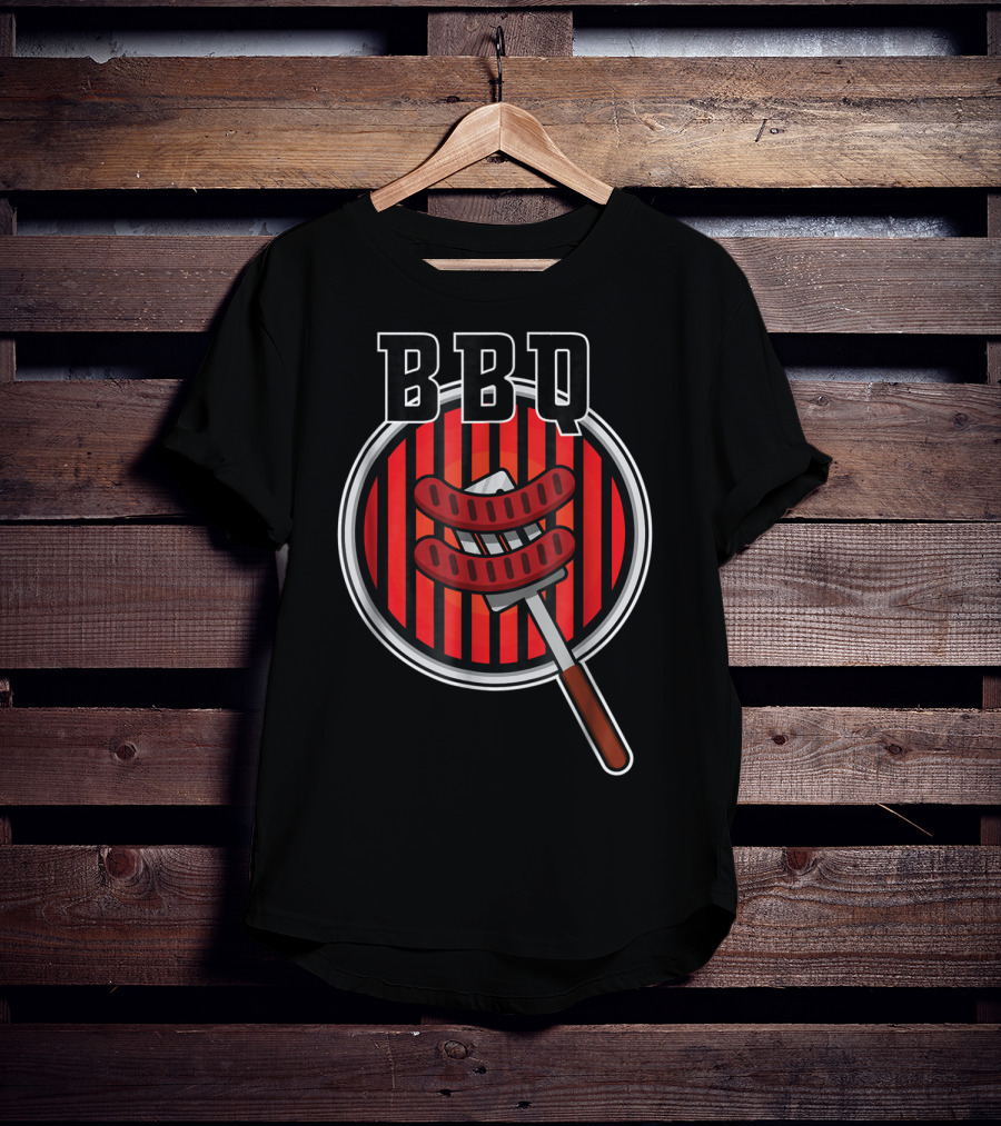 BBQ Master Hot Grilled Barbecue Hot Dogs Grill T-Shirt