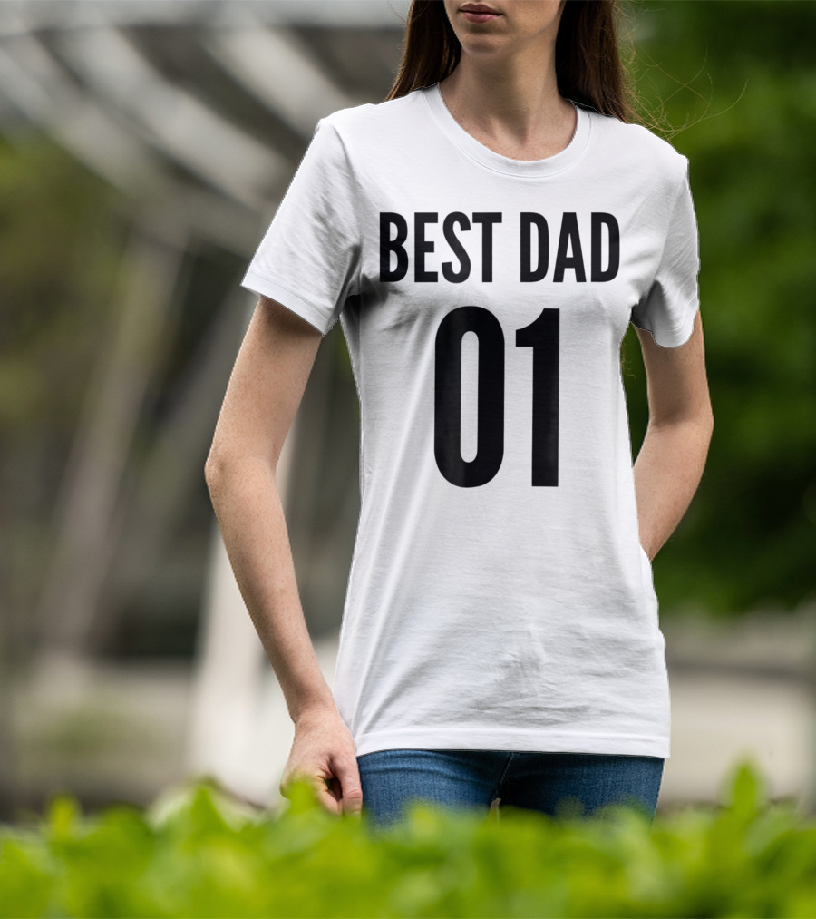 Best Dad 01 Number 1 Dad T-Shirt