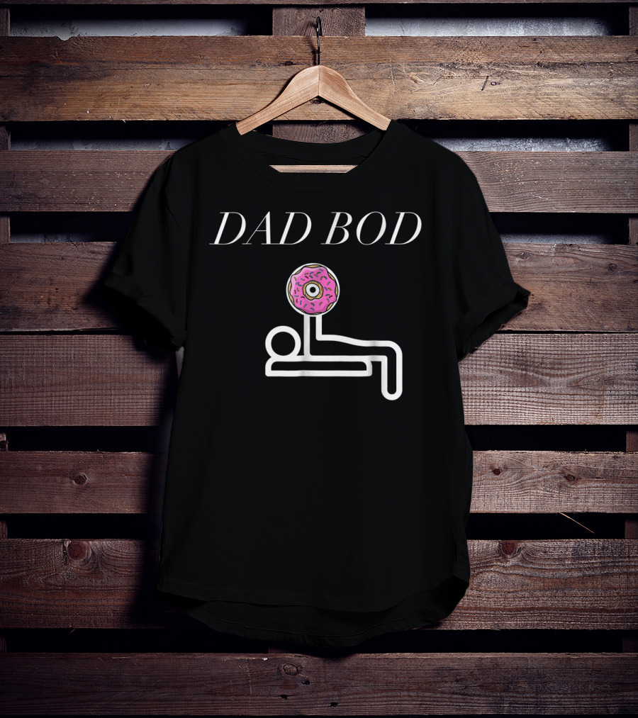 Dad Bod Lifting Doughnut Fitness90 T-Shirt