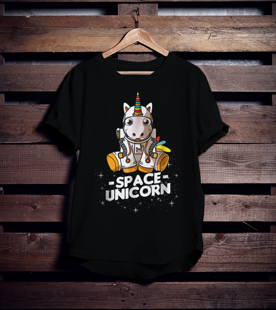 Space Unicorn Christmas Suit Dog Owner T-Shirt