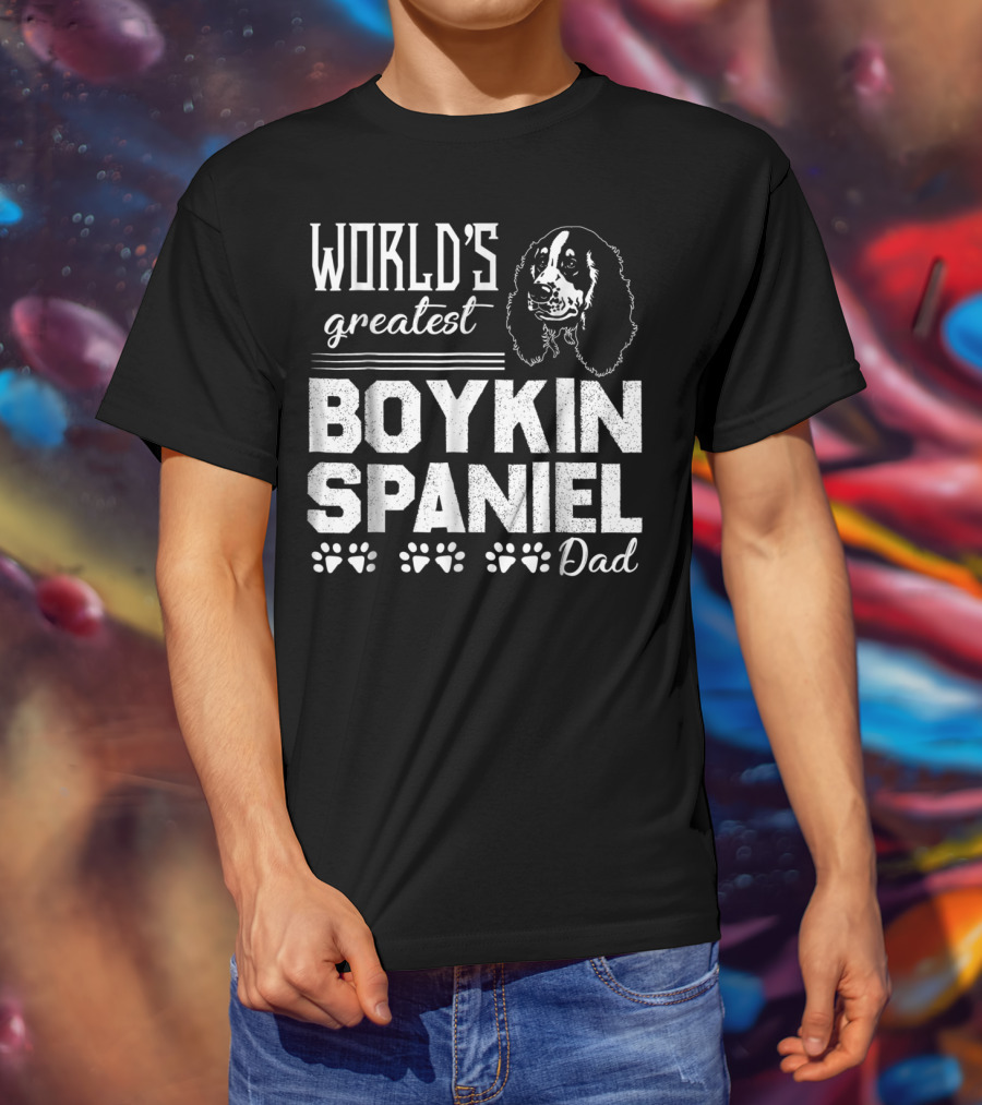 World's Greatest Boykin Spaniel Dad T-Shirt