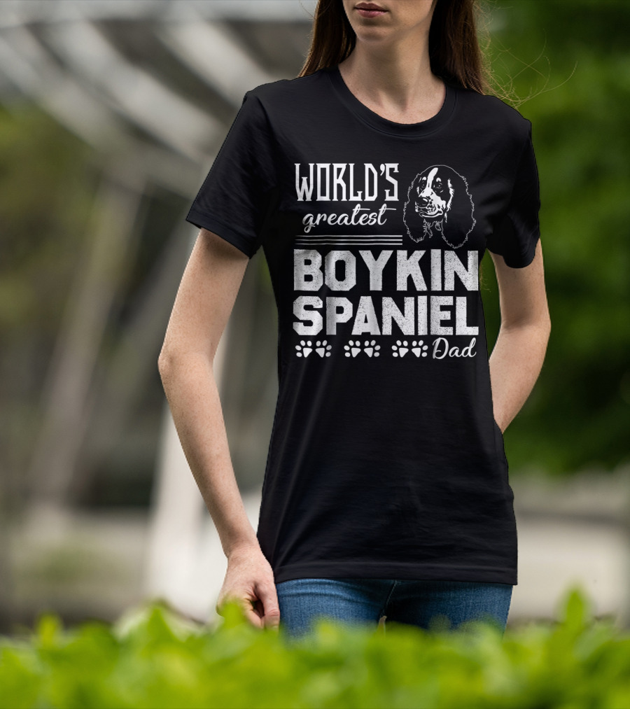 World's Greatest Boykin Spaniel Dad T-Shirt