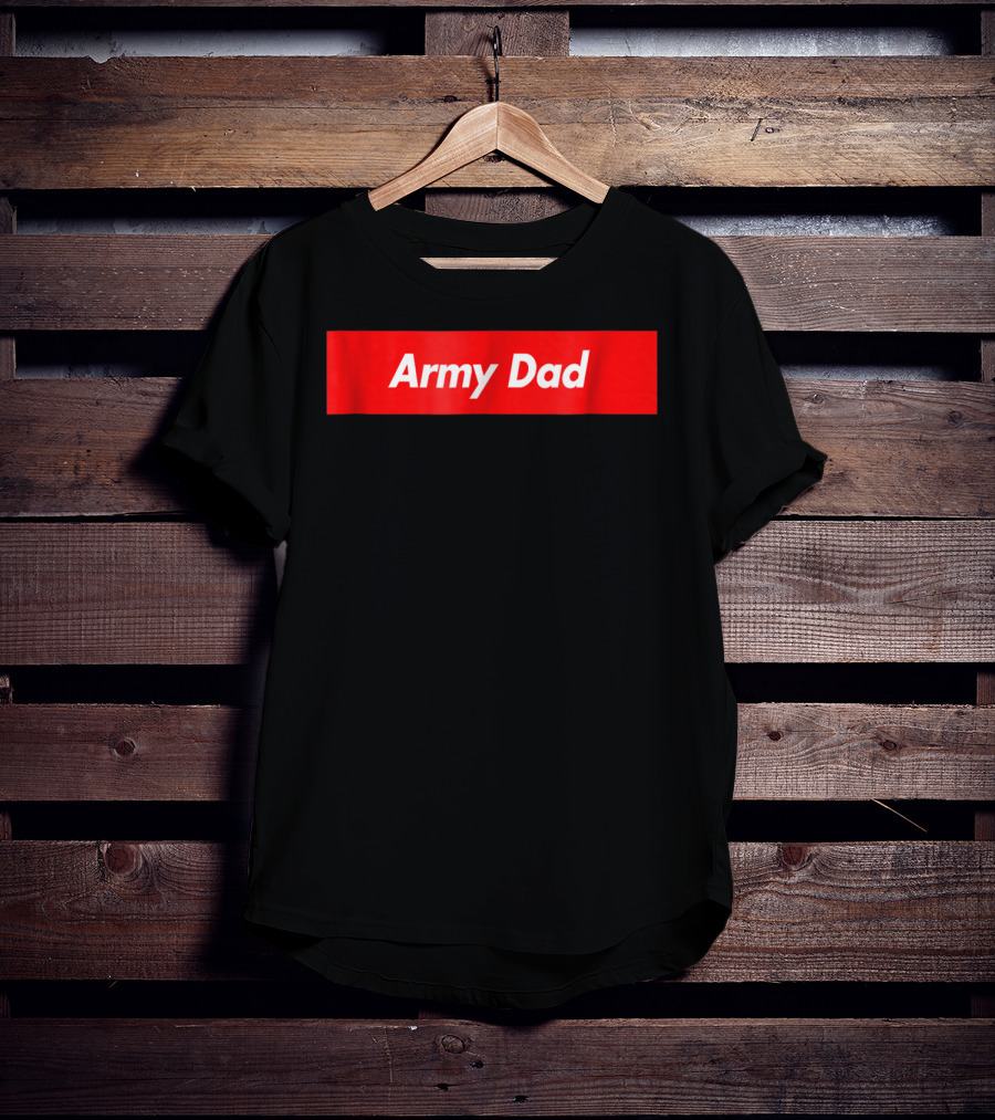 Army Dad Red Box T-Shirt