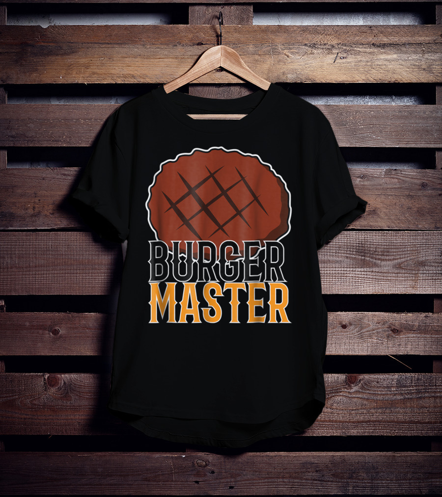 Burger Master Hot Patty Grilled BBQ Dad61 T-Shirt