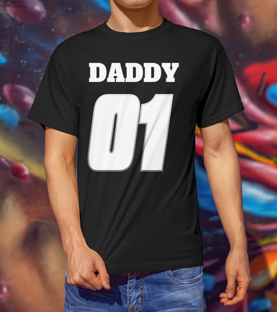 Daddy 01 Number One Dad T-Shirt