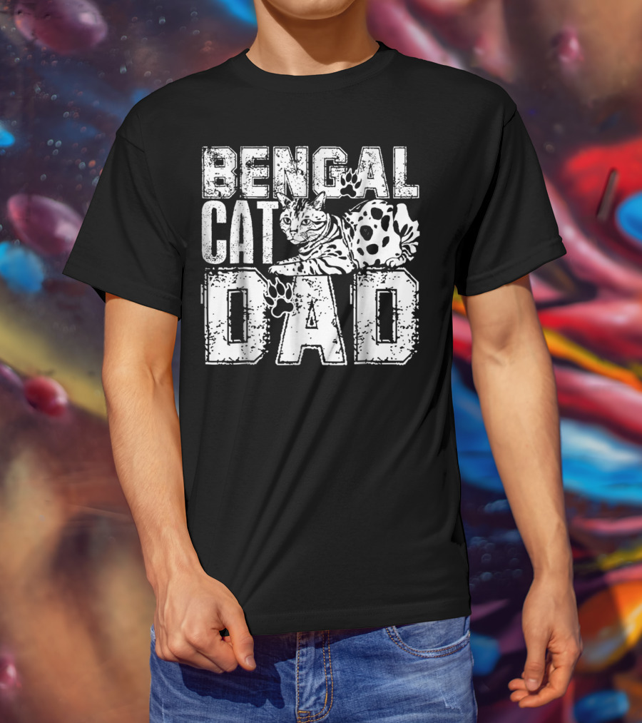 Bengal Cat Dad Bengal Cat Dad T-Shirt