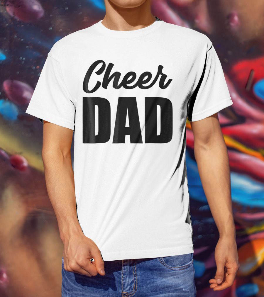 Cheerleading Cheer Dad Daddy T-Shirt