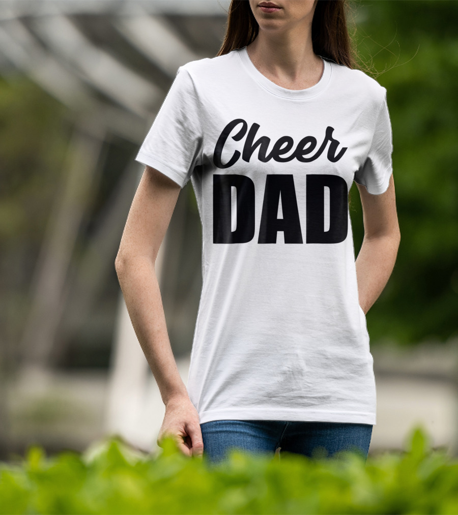 Cheerleading Cheer Dad Daddy T-Shirt