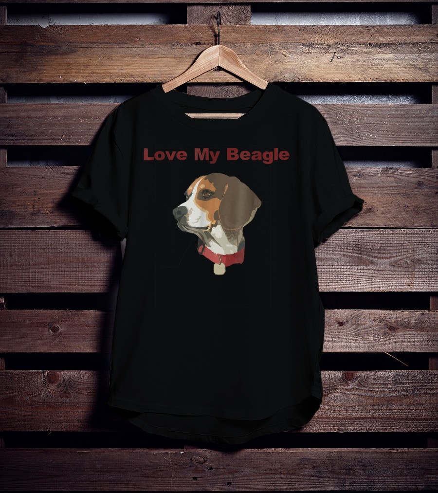 Love My Beagle Dog Mom Women Men The Beagles T-Shirt