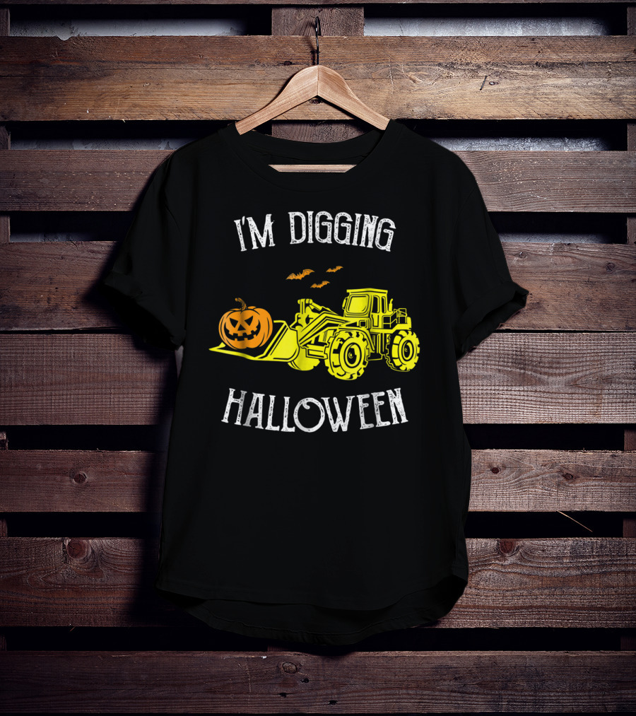I'm Digging Halloween Best Construction Worker Dad Punny S43 T-Shirt