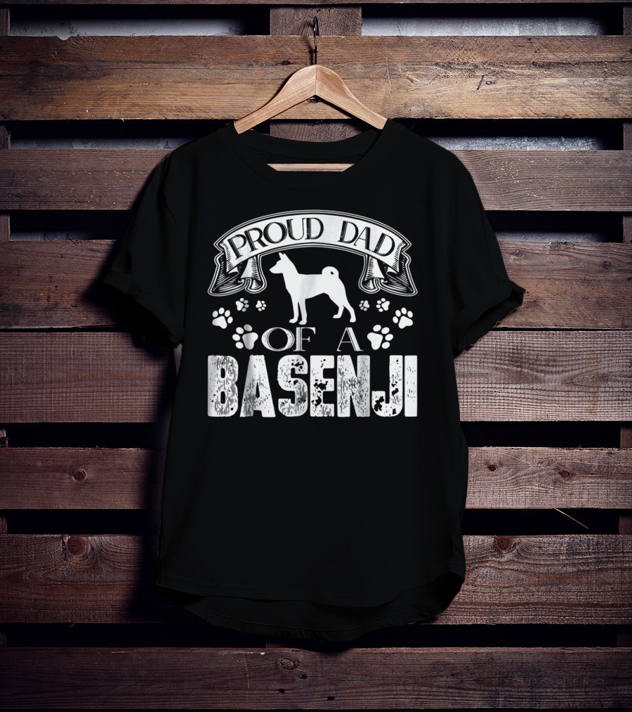 Proud Dad Of A Basenji T-Shirt