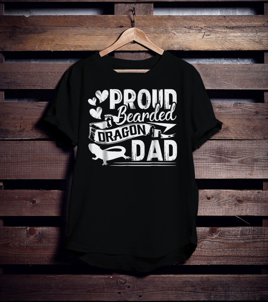 Proud Bearded Dragon Dad T-Shirt
