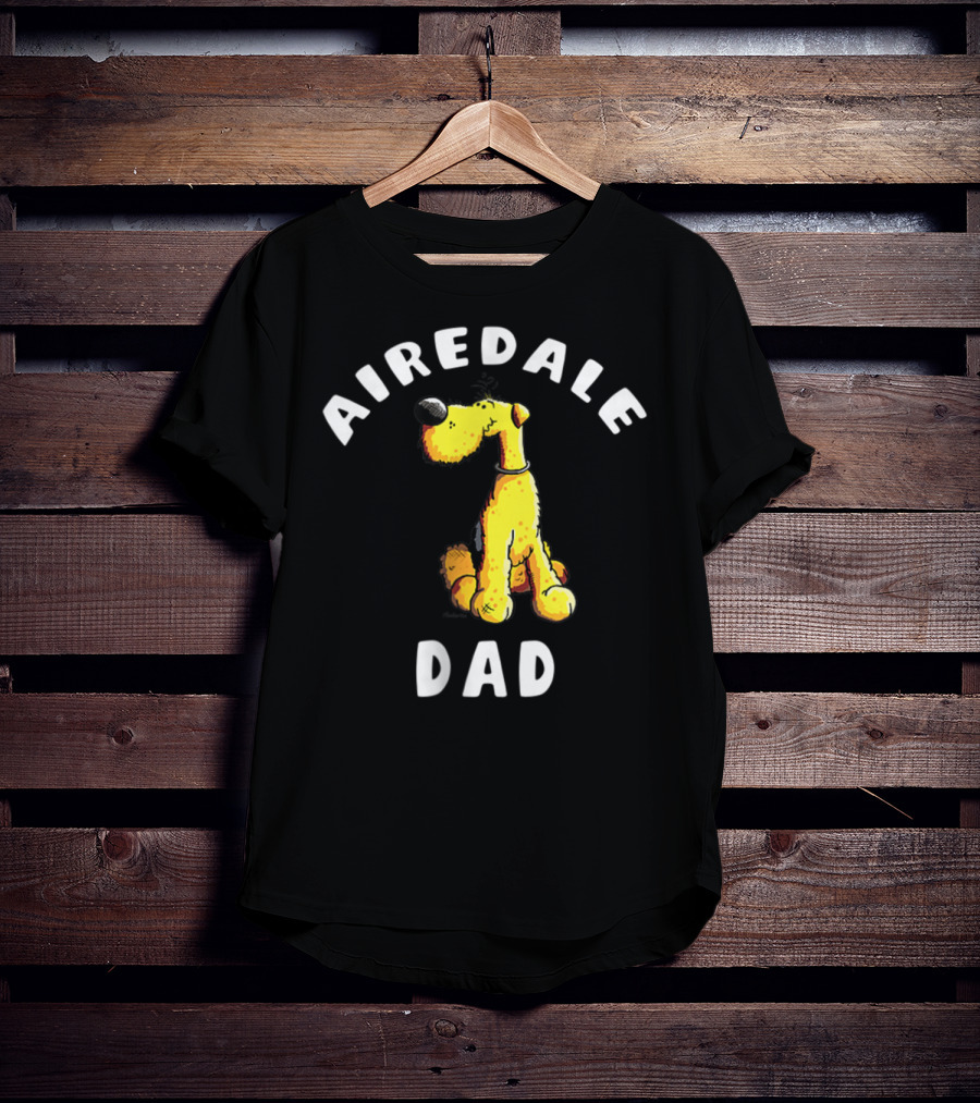 Airedale Terrier Dad T-Shirt