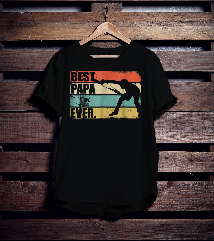 Best Papa Ever Retro Photographer T-Shirt