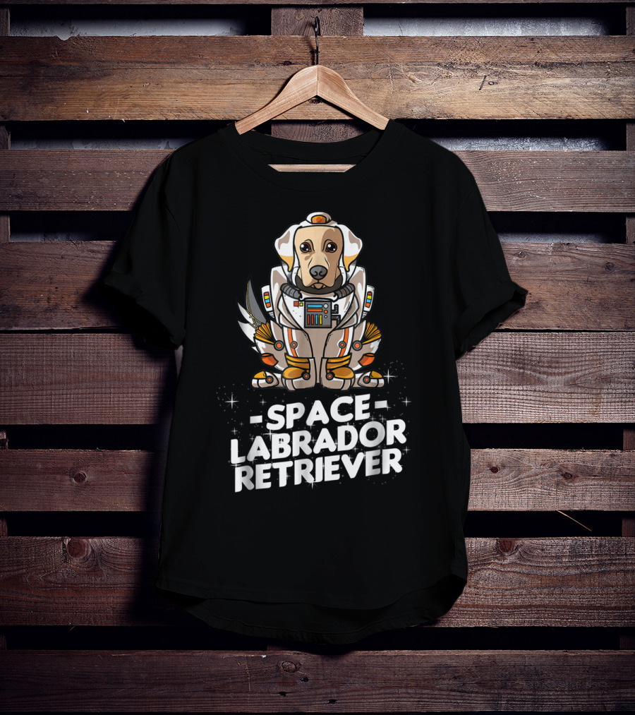 Space Labrador Retriever Astronaut Suit Dog36 T-Shirt
