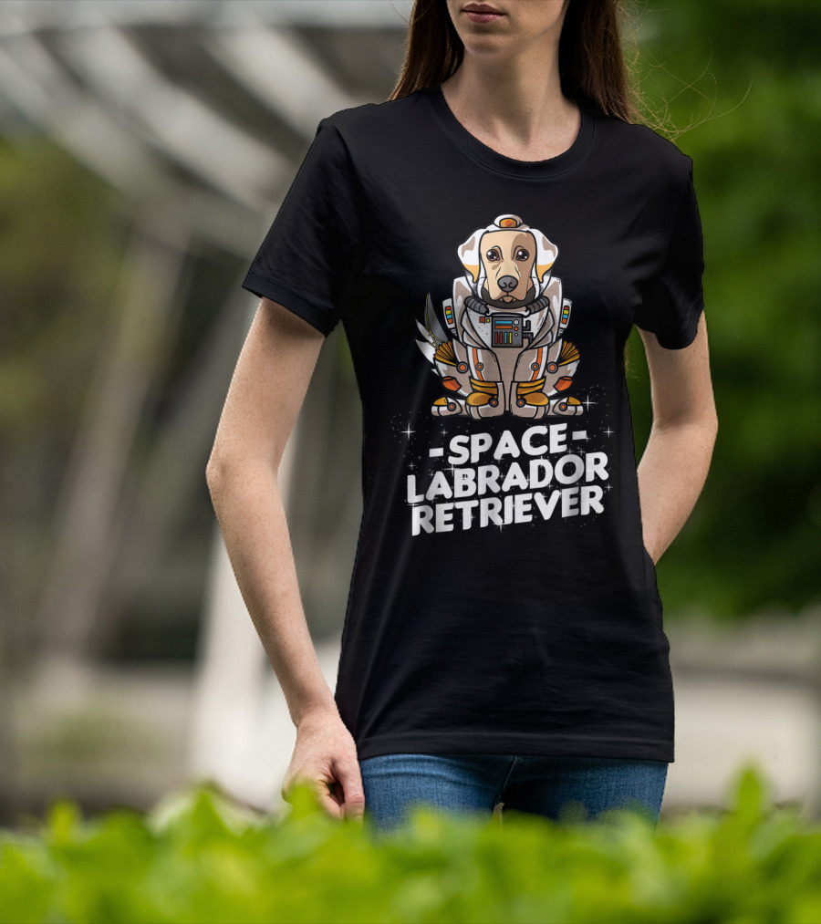 Space Labrador Retriever Astronaut Suit Dog36 T-Shirt