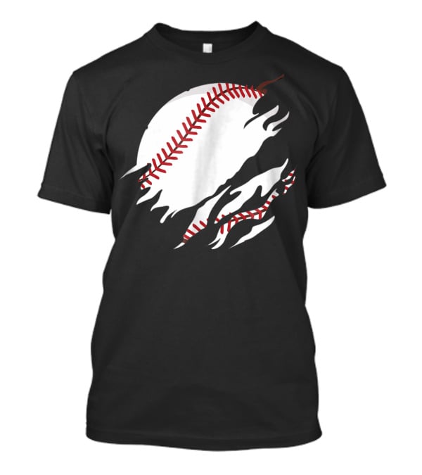Baseball In Me Basketball Inside Me TSh36 Baseball Tears T-Shirt