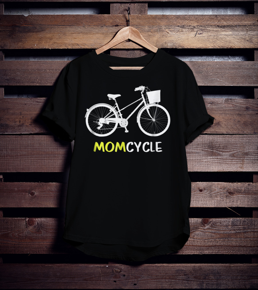 Momcycle Bicycle Matching Cyclist Mother Dad N Kids62 T-Shirt
