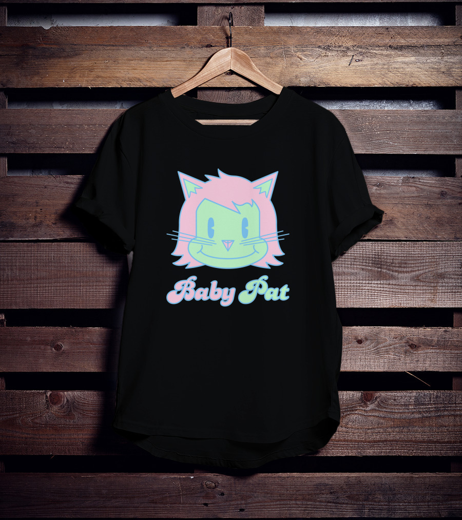 Baby Pat 729803 Pastel Cat Face T-Shirt