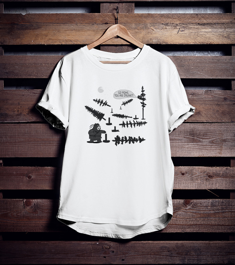 Bad Bear Samurai Go Home You Are Drunk 1716951 T-Shirt