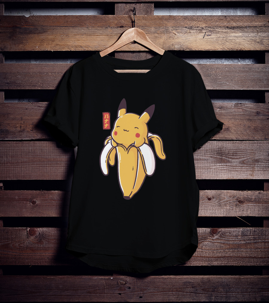 Bananachu Cute Pikachu Banana Fusion T-Shirt