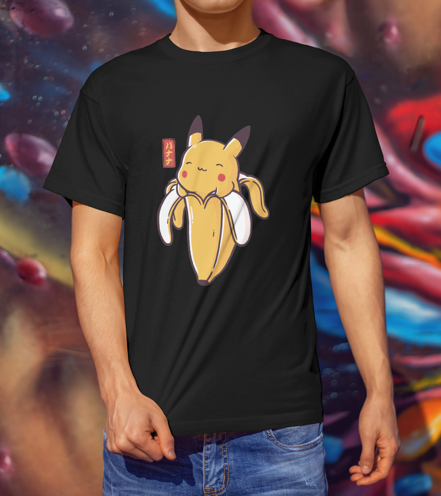 Bananachu Cute Pikachu Banana Fusion T-Shirt