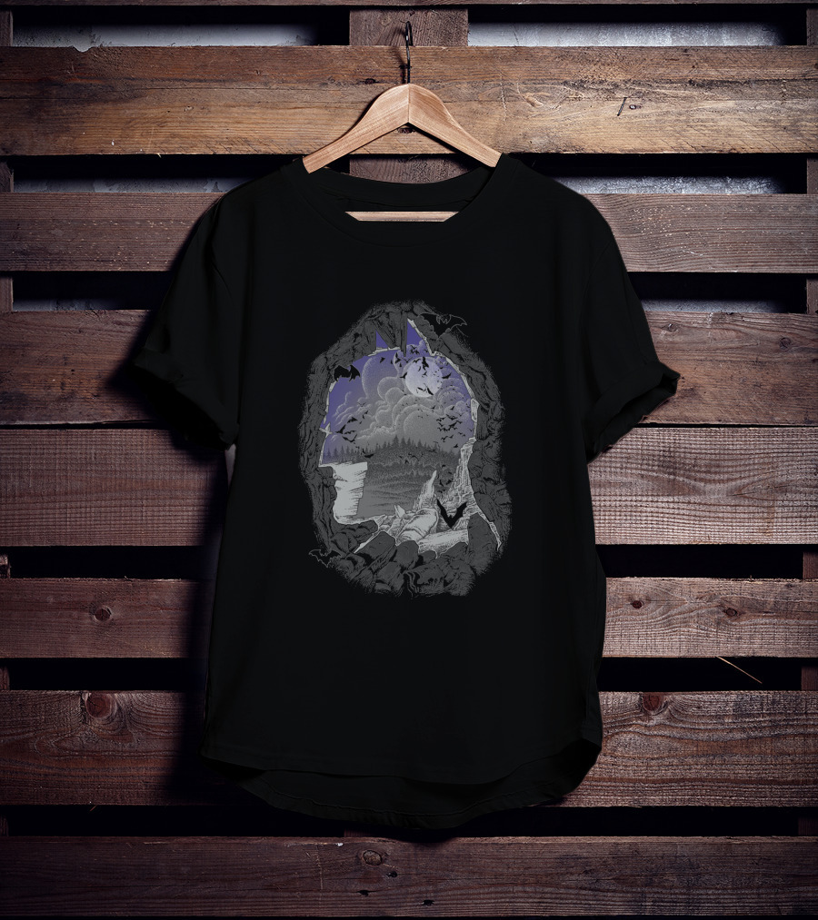 Bat Cave Night Sky 255306 T-Shirt