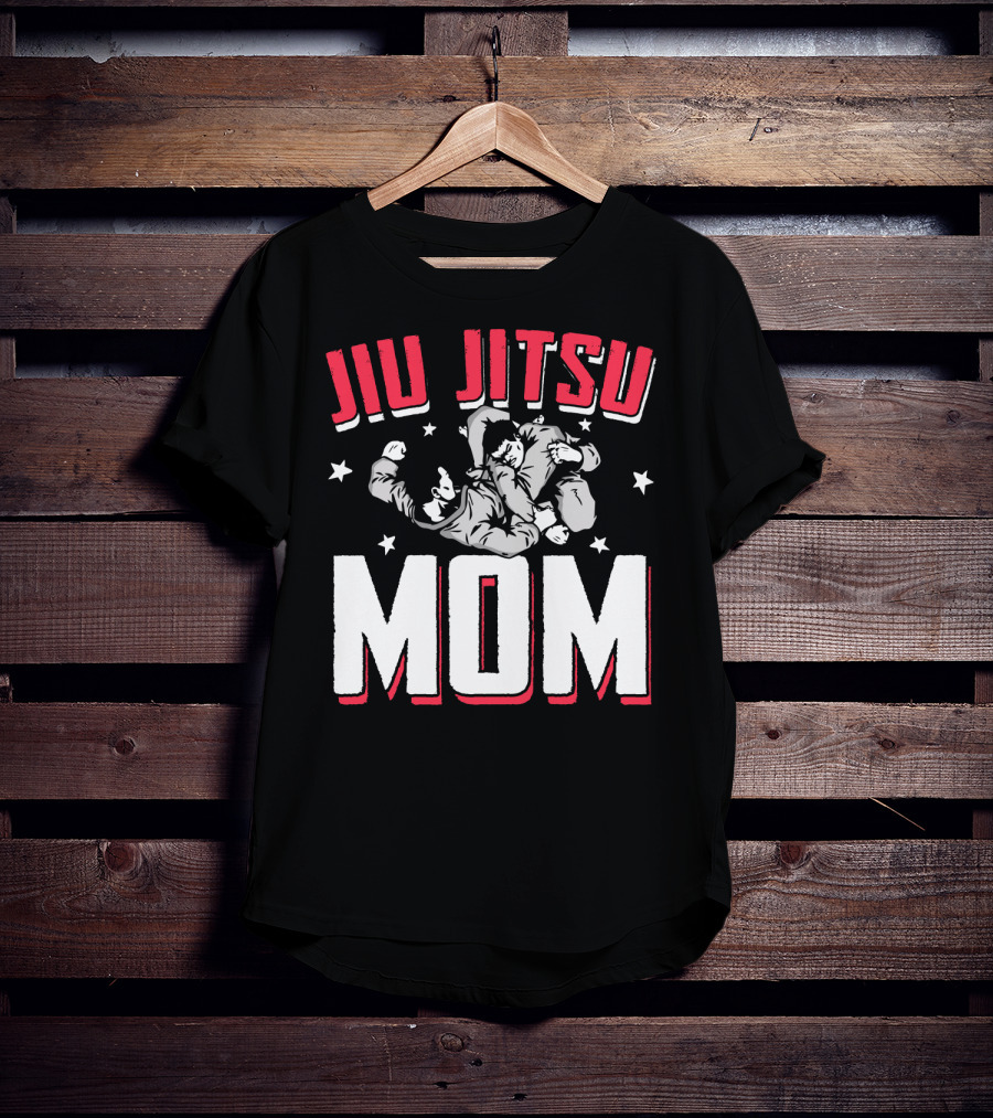 Jiu Jitsu Mom Stars Martial Arts Player T-Shirt