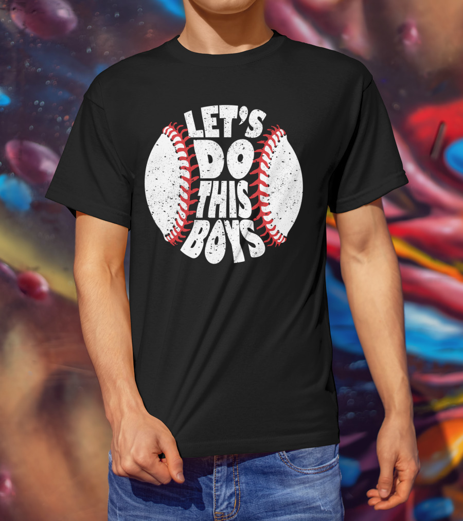 Let's Do This Boys Baseball Spirit T-Shirt