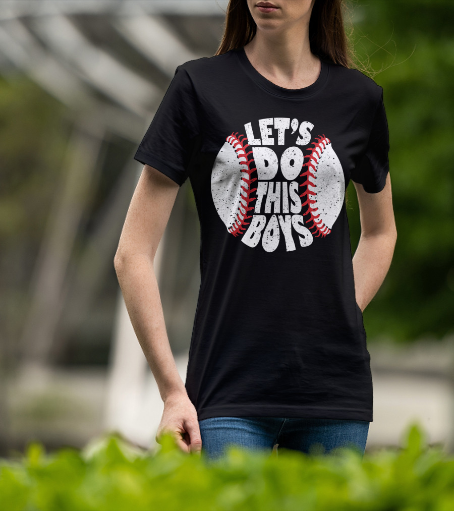 Let's Do This Boys Baseball Spirit T-Shirt