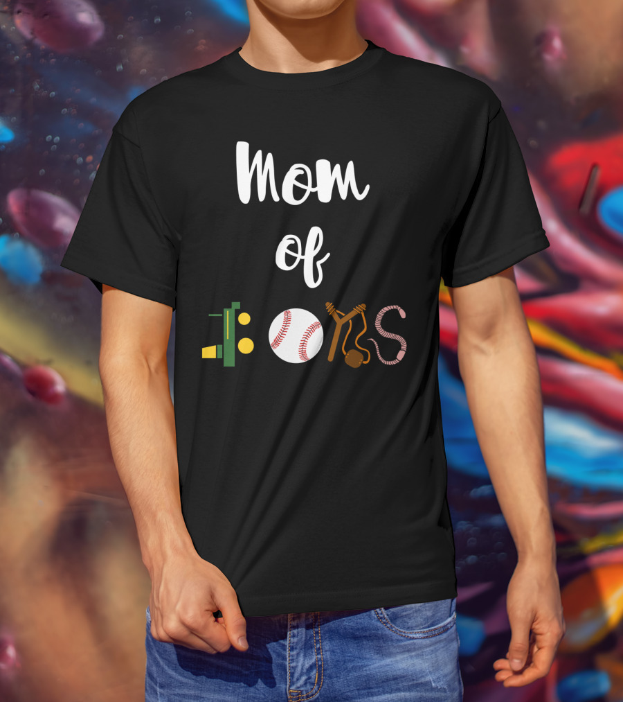 Mom Of Boys Sports T-Shirt