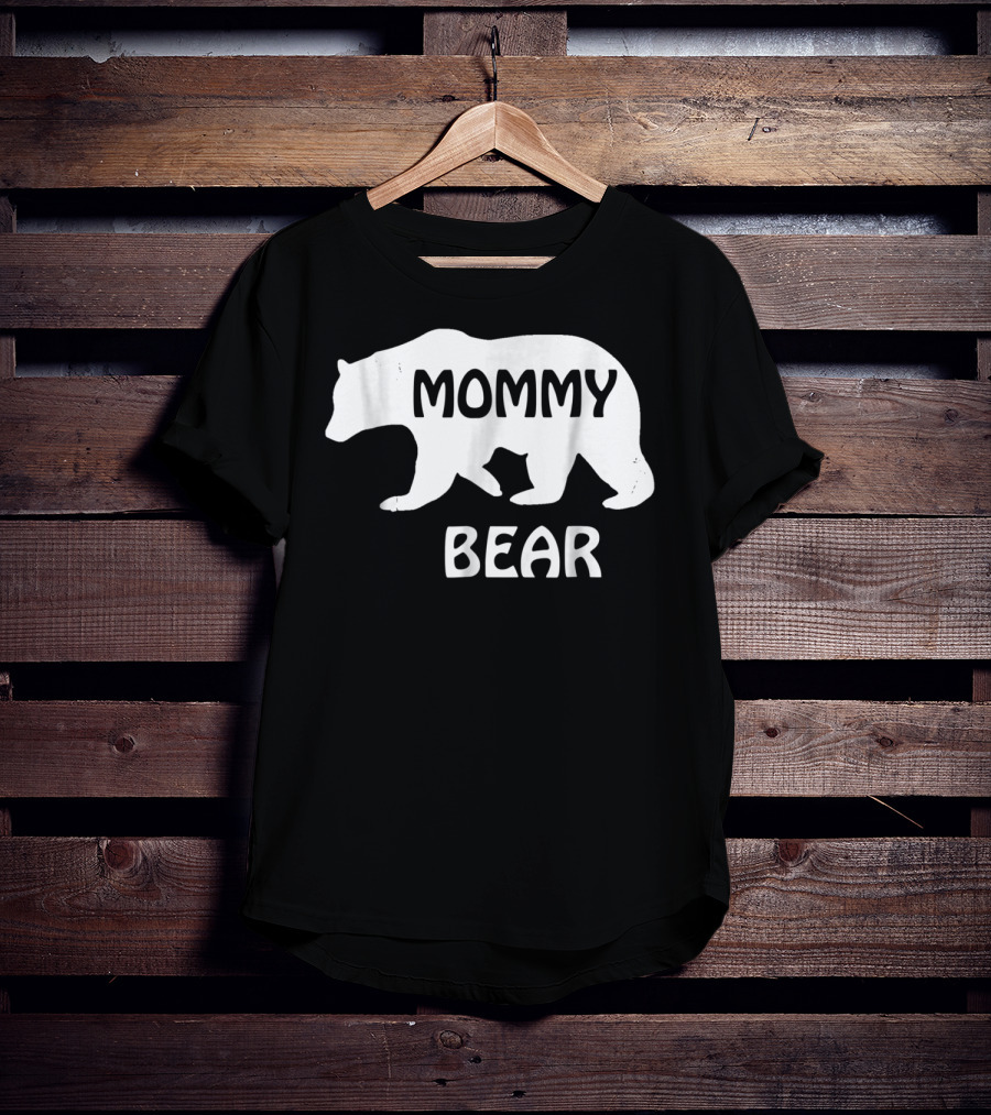 Mommy Bear Great For Mother Mom Mama Birthday95 Bear T-Shirt