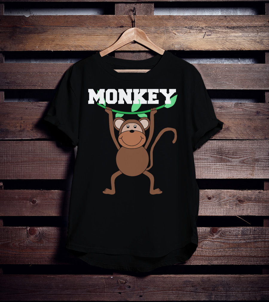 Monkey Circus Birthday Matching For Mom Son Daughter T-Shirt