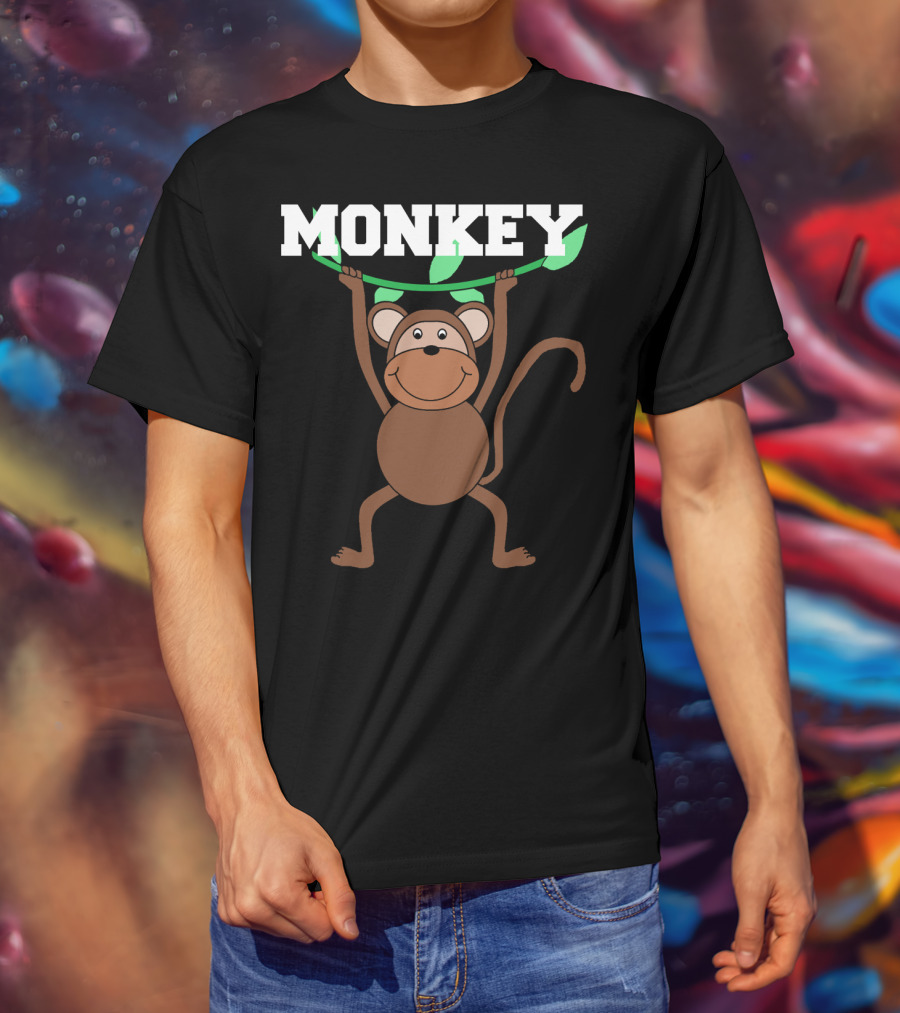Monkey Circus Birthday Matching For Mom Son Daughter T-Shirt