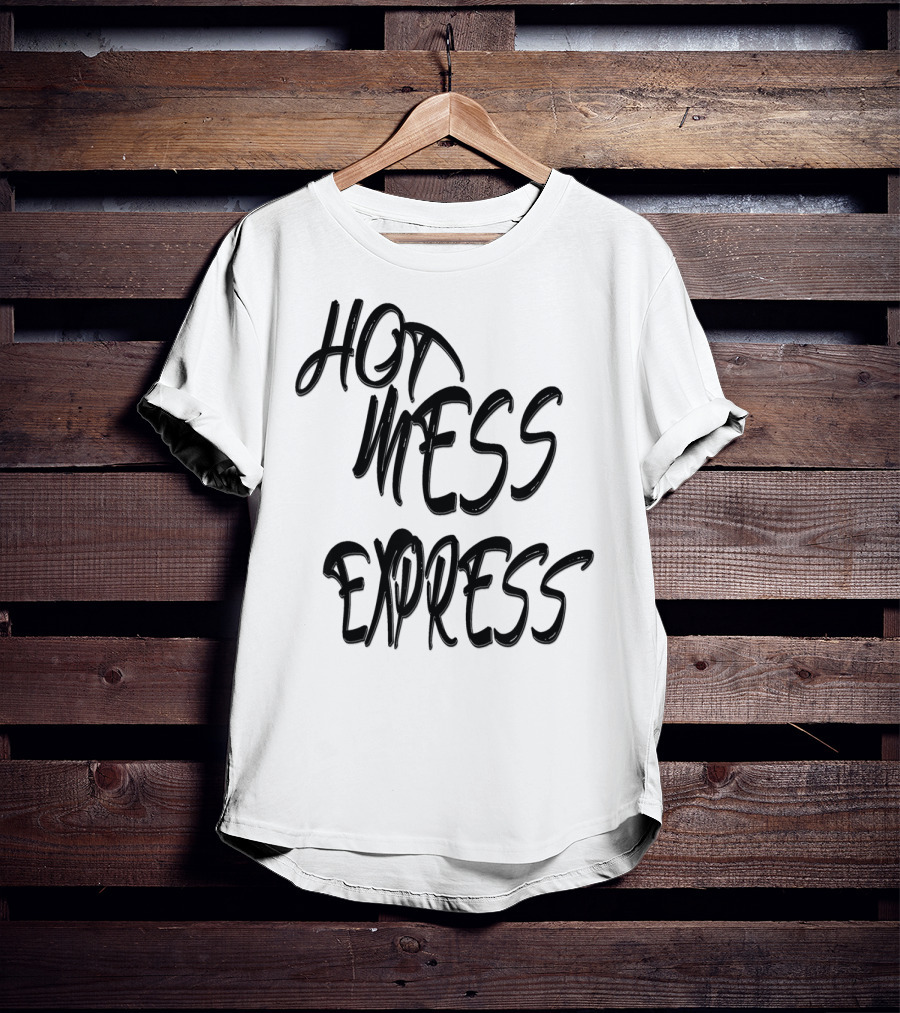 Number One Mom Is My Hero Hot Mess Express T-Shirt
