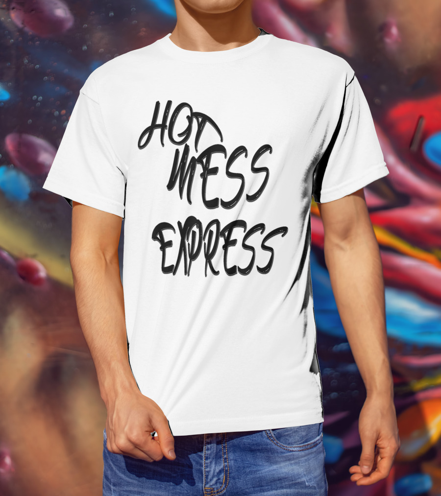 Number One Mom Is My Hero Hot Mess Express T-Shirt