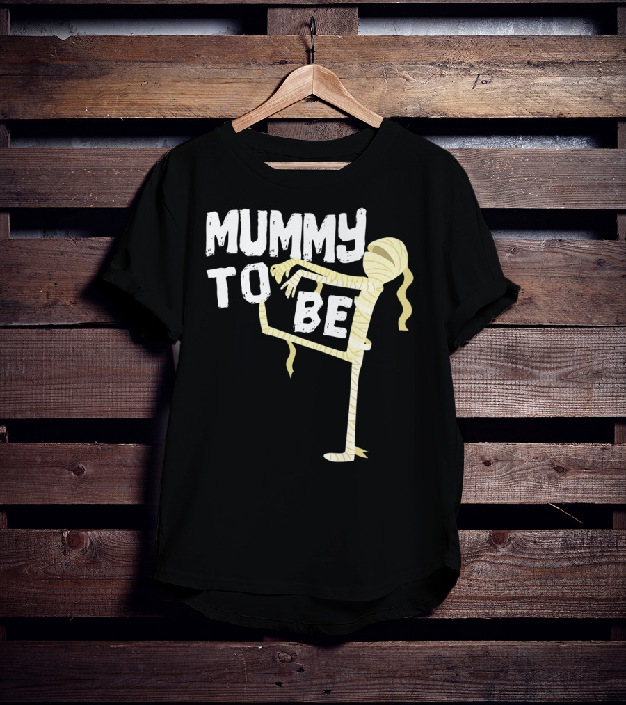 Mummy To Be Pregnancy Halloween First Time Mom Reveal Baby Shower60 T-Shirt