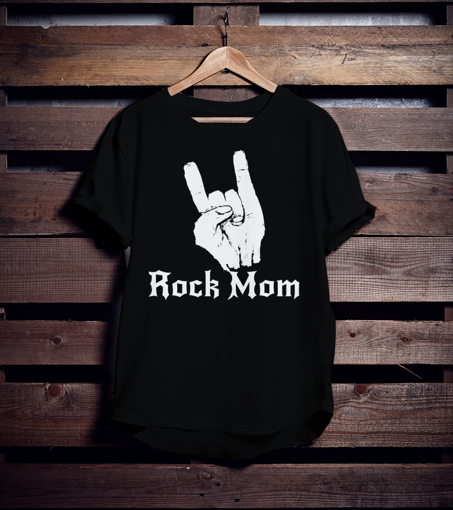 Rock Mom Hand Horns Rock N Roll T-Shirt