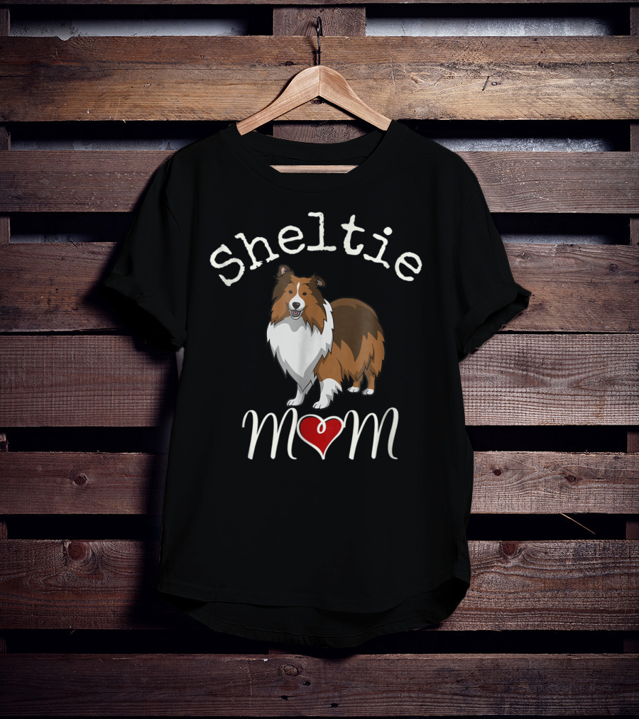 Sheltie Heart Mom 14 T-Shirt
