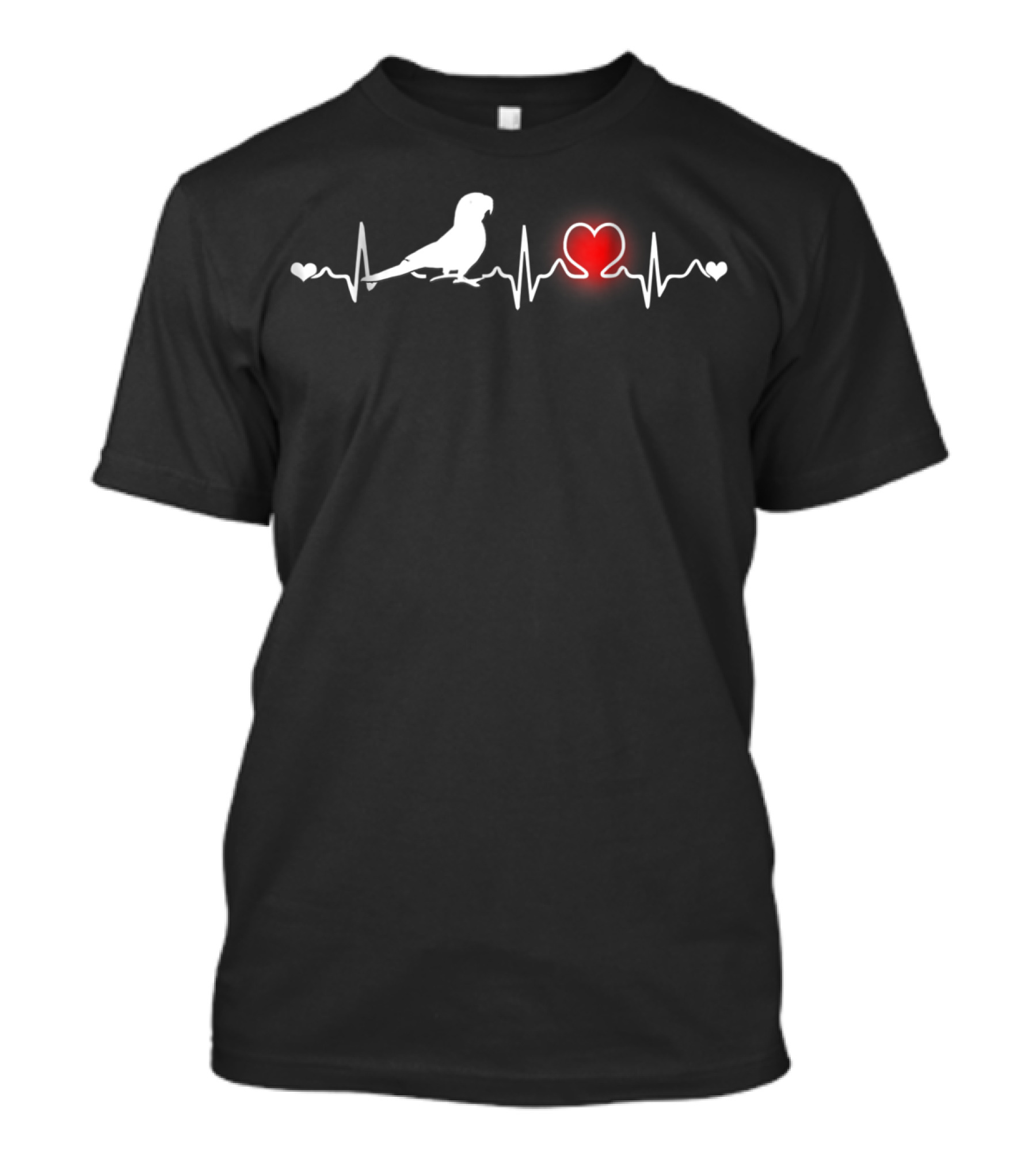 Sun Conure Heartbeat Funny Men T-Shirt