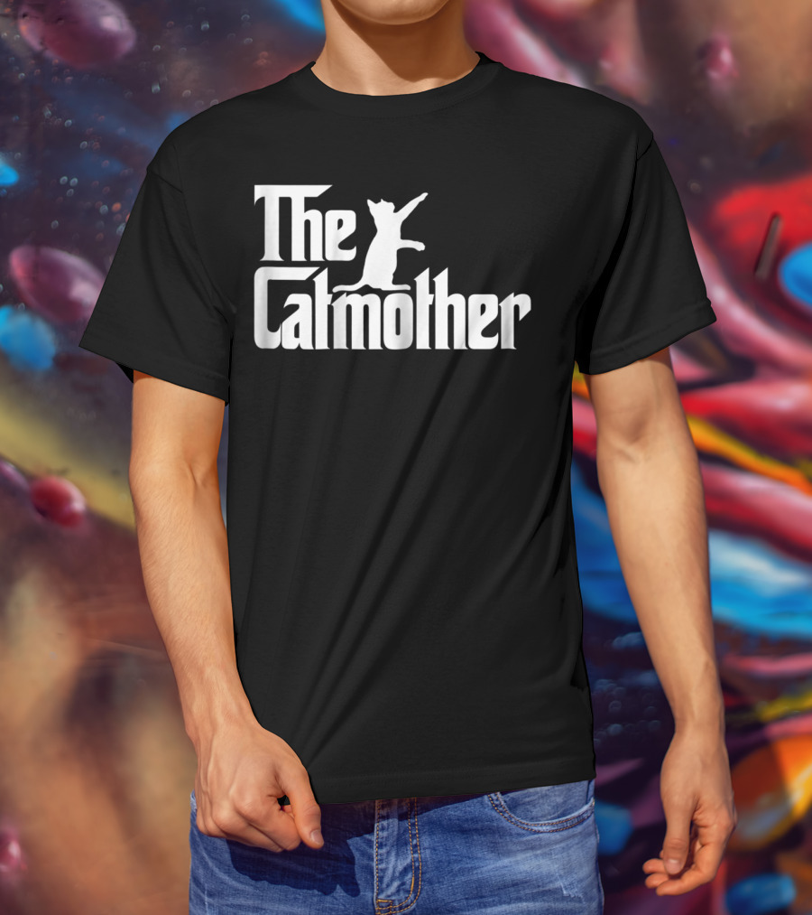 The Catmother Mother Of Cats Funny Cat Mom91 Game Of Thrones Spoof With Cat T-Shirt