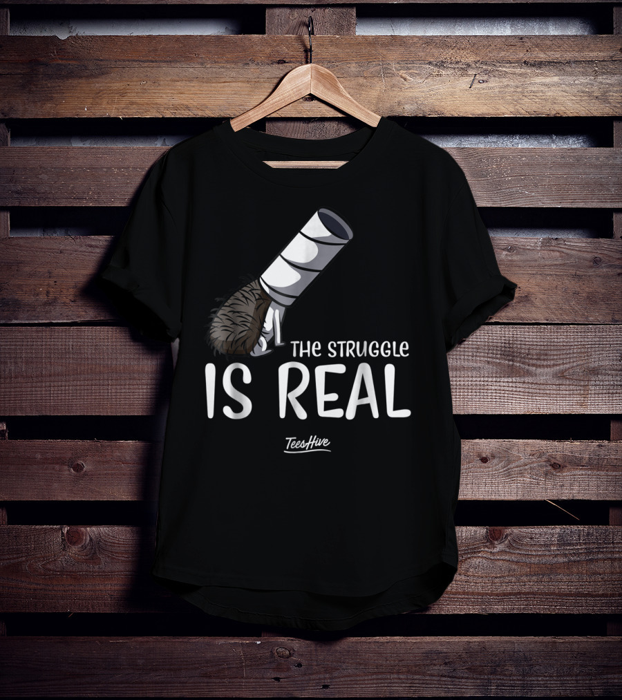 The Struggle Is Real Hedgehog TeesHive Funny Lover 15 T-Shirt